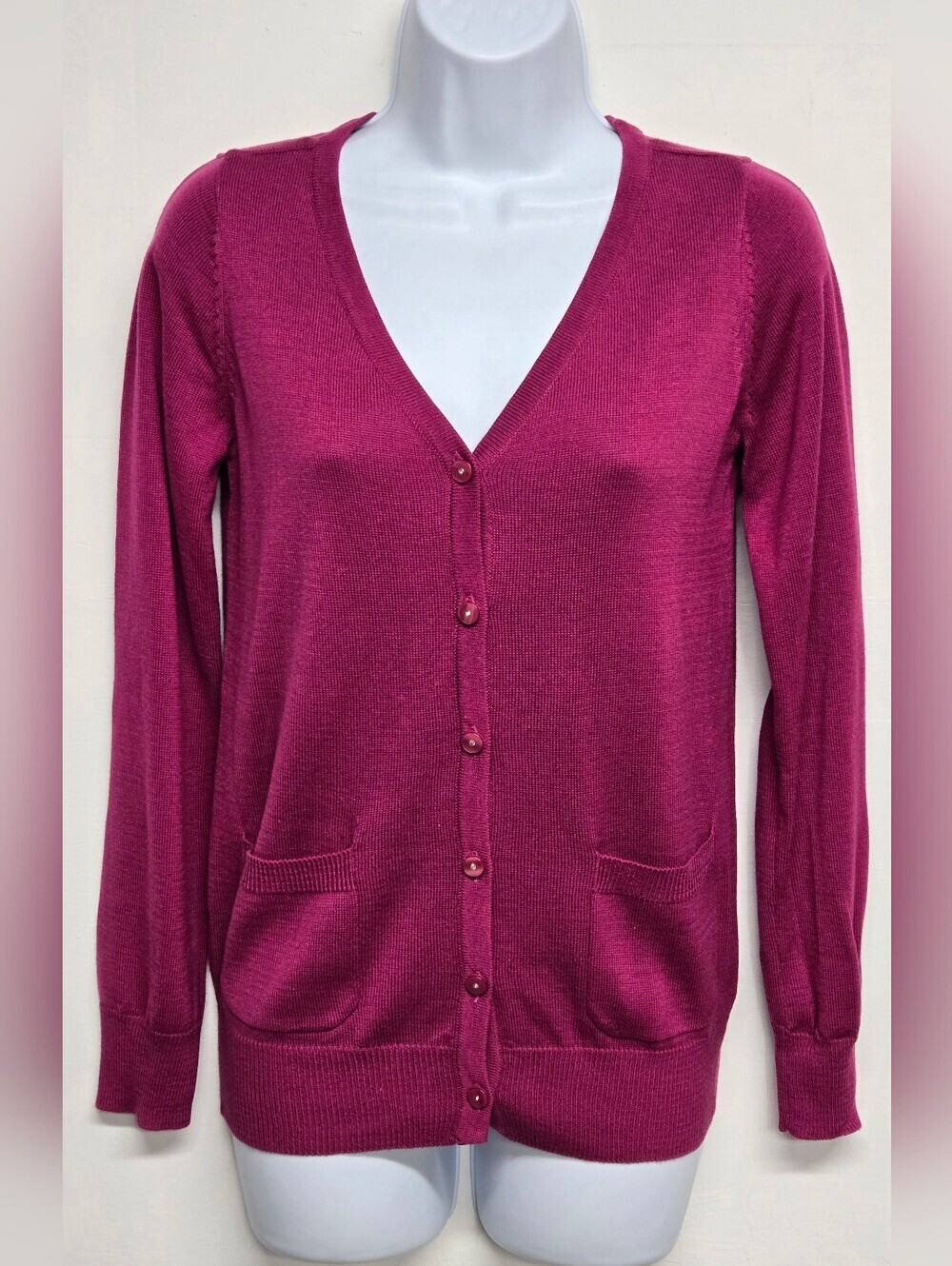 The Children's Place Girls XL 14 Long Sleeve Cardigan V Neck Acrylic Cotton